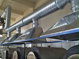 除尘风管、建筑通风管道安装和布置